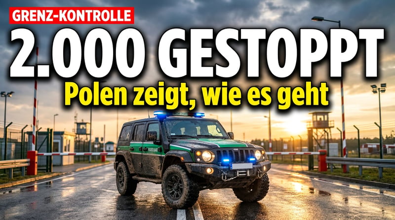 Polens Grenzschützer machen vor, was Berlin nicht wagt: Fast 2.000 illegale Migranten gestoppt