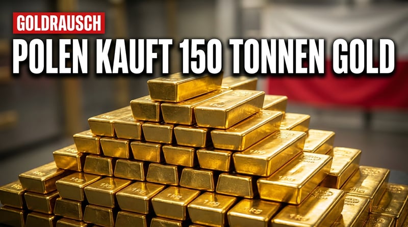 Polens Zentralbank setzt auf Gold: 150 Tonnen sollen das Land in die Top Ten katapultieren