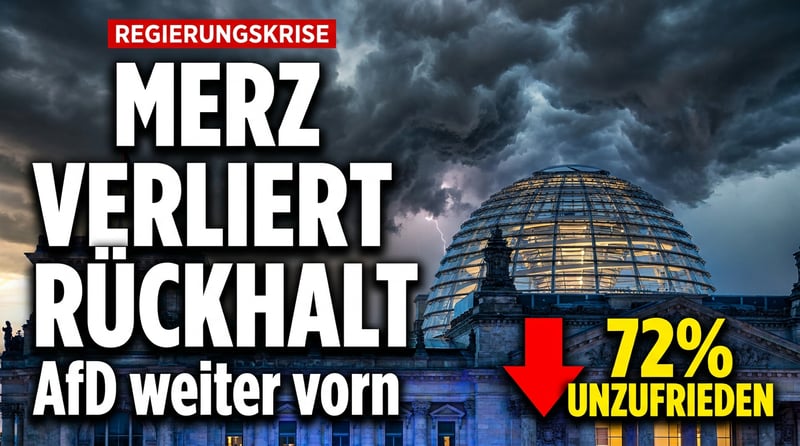 Politbarometer-Schock für Merz: AfD bleibt vorn, Bürger verlieren den Glauben an Schwarz-Rot