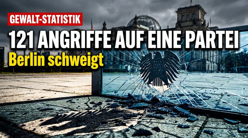 Politische Gewalt in Deutschland: Wenn der Pöbel die blaue Opposition verprügelt – und Berlin schweigt