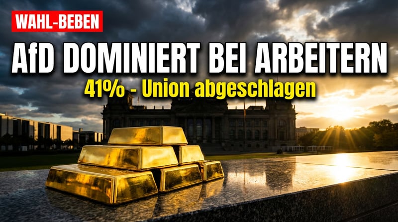 Politisches Beben: AfD dominiert bei den Arbeitenden – und die Altparteien schauen in die Röhre