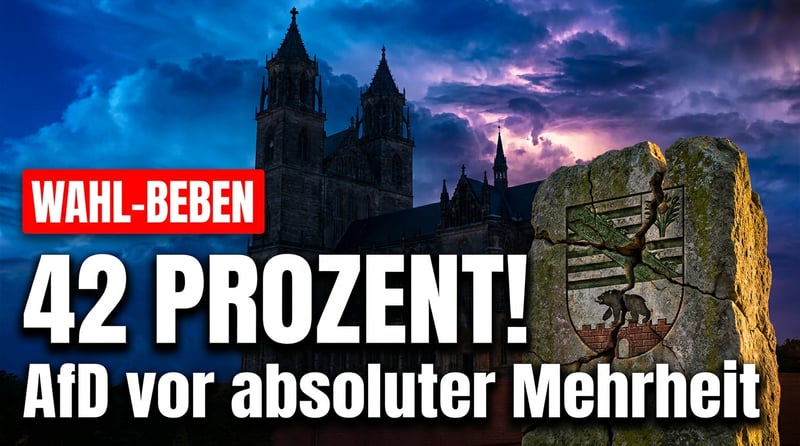 Politisches Erdbeben in Sachsen-Anhalt: AfD kratzt mit 42 Prozent an der absoluten Mehrheit