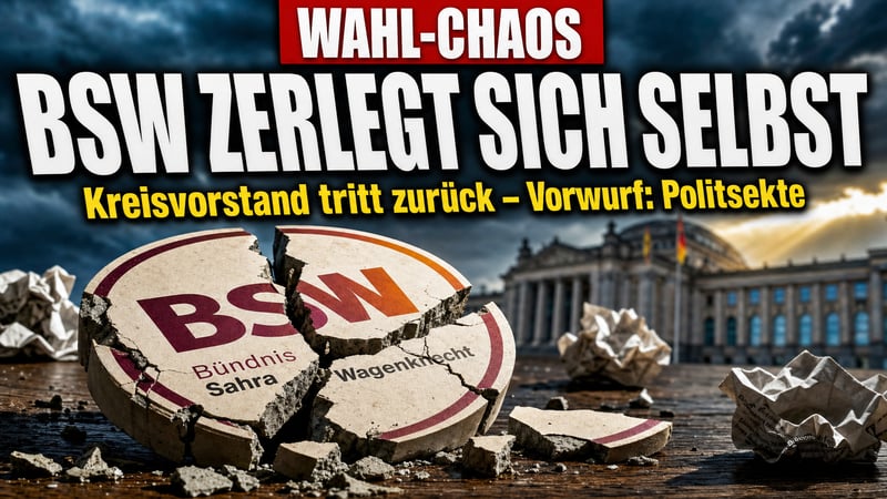 „Politsekte“-Vorwurf: BSW zerlegt sich kurz vor der Wahl selbst