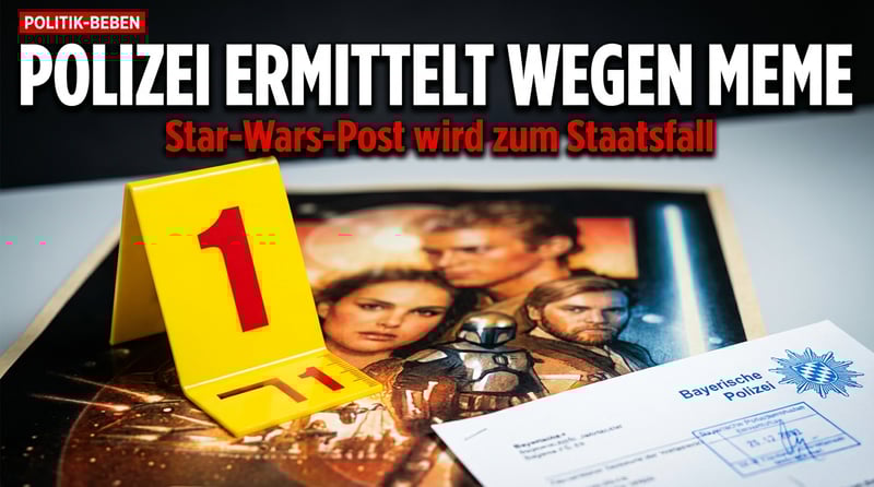 Polizei ermittelt wegen Star-Wars-Meme: Wenn Satire zur Staatsaffäre wird