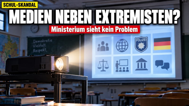Polizei-Folie im Klassenzimmer: Behrens sieht kein Problem!