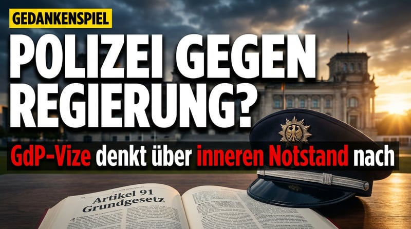 Polizei gegen gewählte Regierung? GdP-Vize denkt das Undenkbare