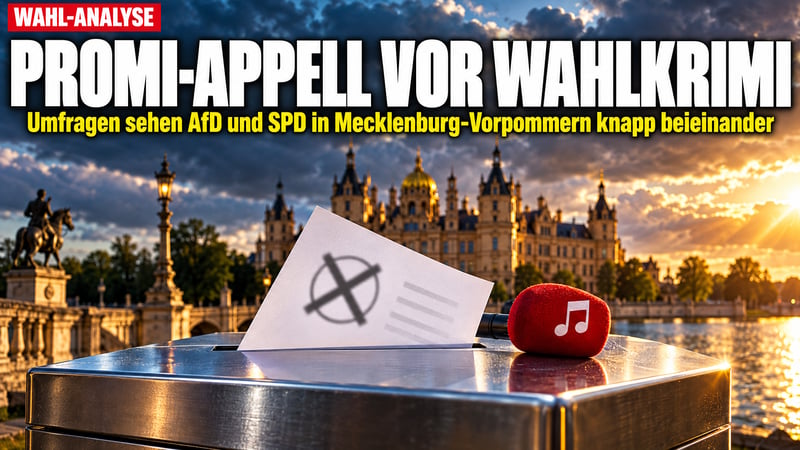 Pop-Appell für Schwesig: Sänger warnt vor „Haken“ beim Kreuz