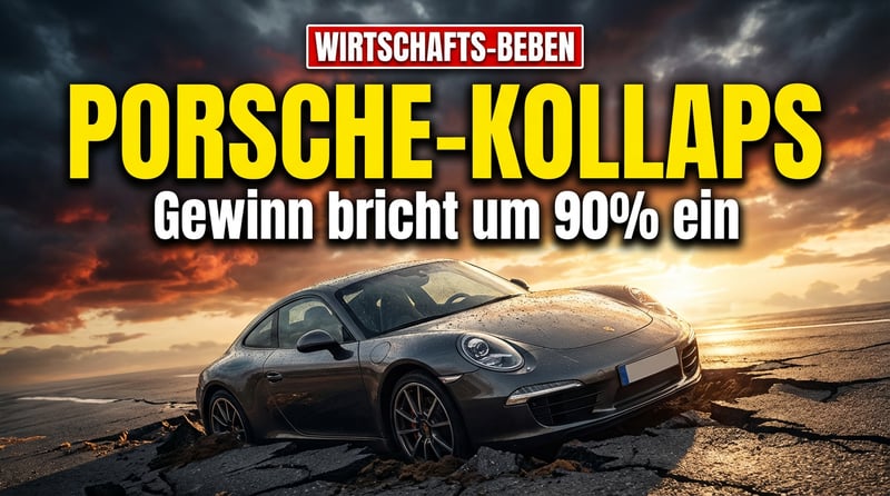 Porsche am Abgrund: Gewinneinbruch von 90 Prozent zwingt Stuttgarter Ikone in die Knie