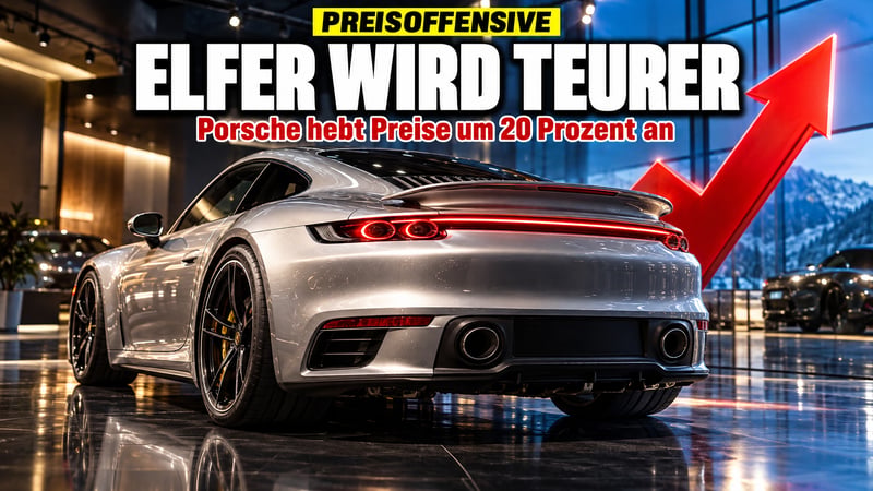 Porsche dreht an der Preisschraube: Top-Elfer 20 Prozent teurer!
