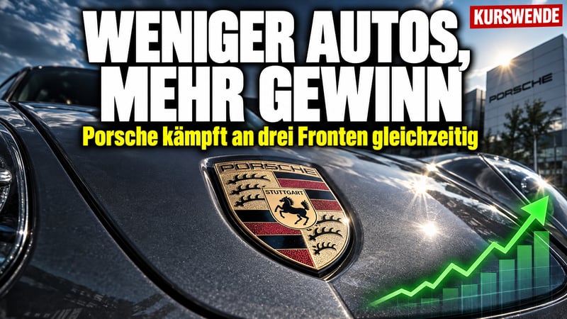Porsche im Rückwärtsgang: Weniger Autos, aber plötzlich wieder Gewinn