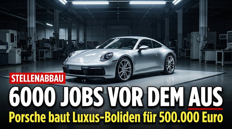 Porsche im Widerspruch: 6000 Jobs vor dem Aus – doch der Luxus-Bolide rollt trotzdem