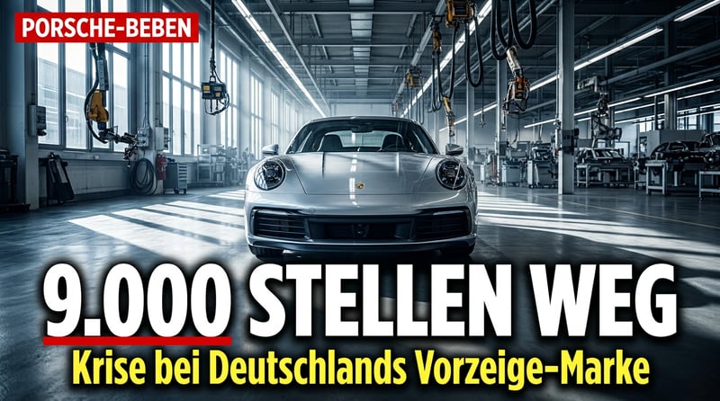 Porsche in der Krise: 9.000 Stellen weg – wenn das Aushängeschild der deutschen Ingenieurskunst ins Straucheln gerät