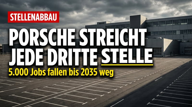 Porsche streicht jede dritte Stelle in Stuttgart – das Ende einer deutschen Legende?