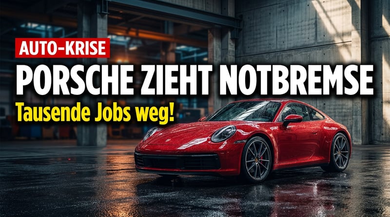 Porsche zieht die Notbremse: Massenentlassungen, weniger Modelle und das Aus für den Elektro-Mythos