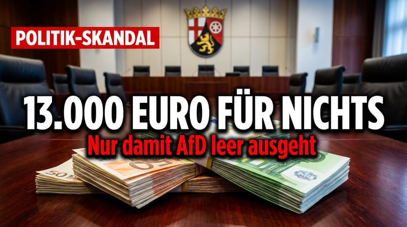 Posten-Karussell in Mainz: Dritter Landtags-Vize für 13.000 Euro – nur damit die AfD leer ausgeht