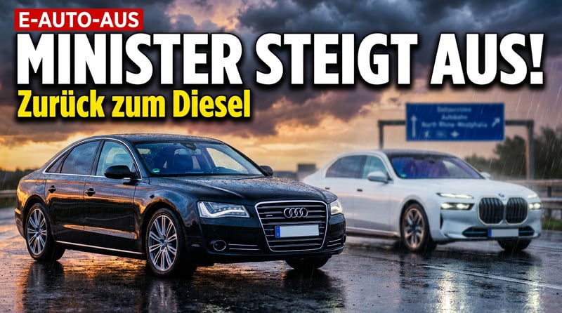 Praxistest gescheitert: NRW-Finanzminister tauscht E-Auto gegen Diesel – die Realität holt die Elektro-Träumer ein