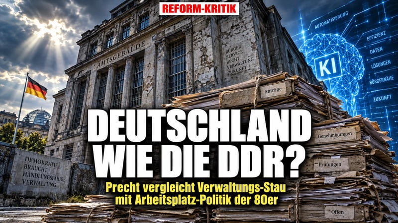 Precht-Beben: „Wir verhalten uns wie die DDR in den 80ern!“