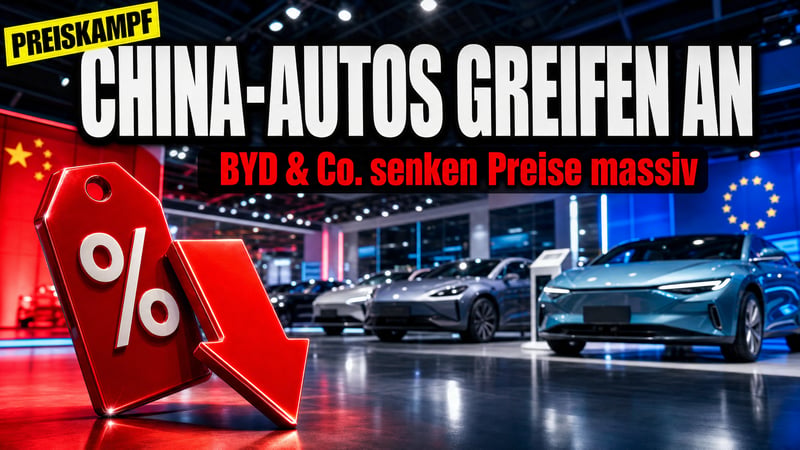 Preis-Angriff aus China: Jetzt wackeln die deutschen Autobauer