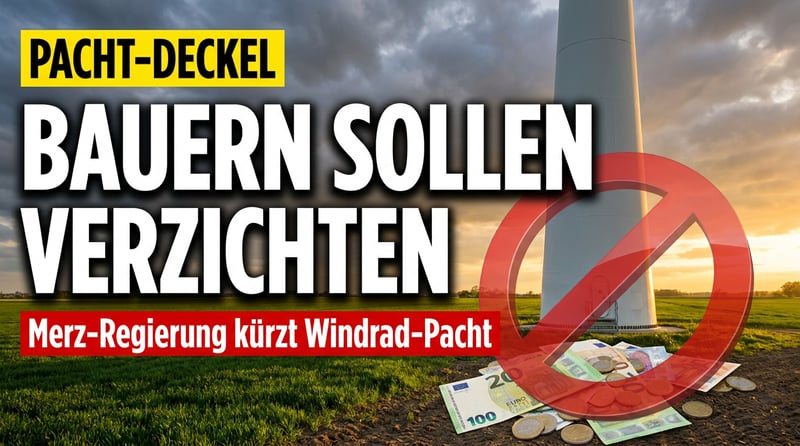 Preisdeckel auf dem Acker: Wie die Merz-Regierung den Bauern die Windrad-Pacht wegkürzen will