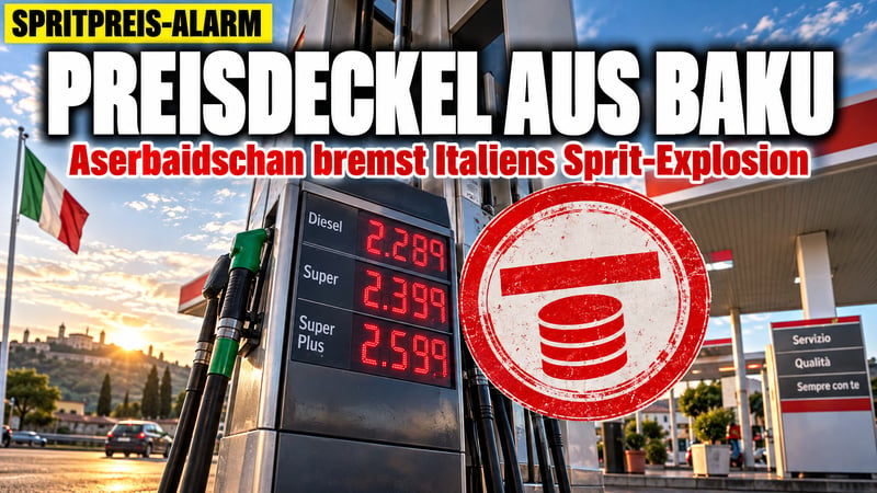 Preisdeckel aus Baku: Aserbaidschan bremst Italiens Sprit-Wahnsinn!
