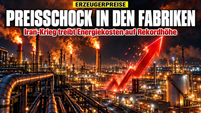 Preisschock in den Fabriken: Iran-Krieg treibt Deutschlands Kosten hoch!