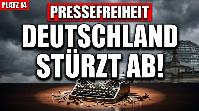 Pressefreiheit in Deutschland: Der schleichende Absturz eines selbsternannten Vorzeigelandes