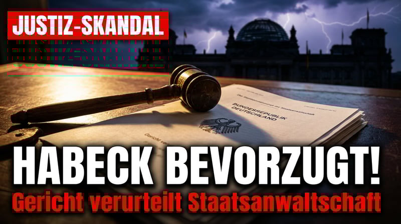 Pressefreiheit mit Füßen getreten: Gericht verurteilt Staatsanwaltschaft wegen Habeck-Bevorzugung