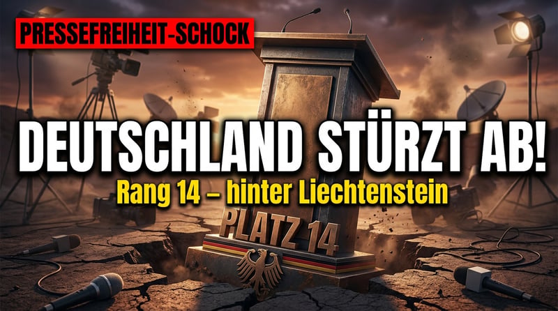 Pressefreiheit-Schock: Deutschland stürzt auf Rang 14 ab – die unbequeme Wahrheit hinter den Zahlen