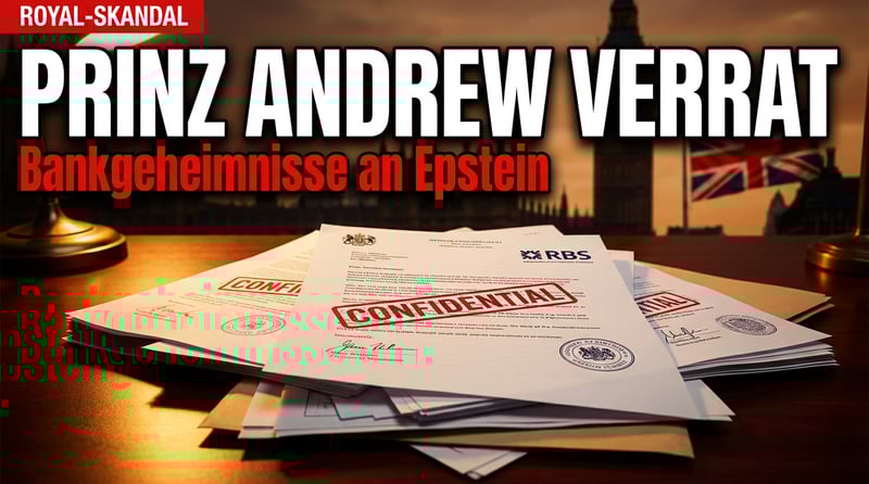 Prinz Andrew im Epstein-Sumpf: Britische Bankgeheimnisse an Sexualstraftäter verraten