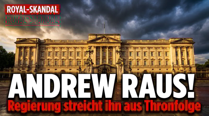 Prinz Andrew vor dem Aus: Britische Regierung will den gefallenen Royal aus der Thronfolge streichen