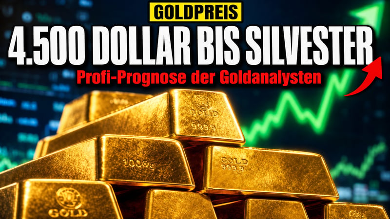 Profi-Prognose für Gold: 4.500 Dollar bis Silvester!