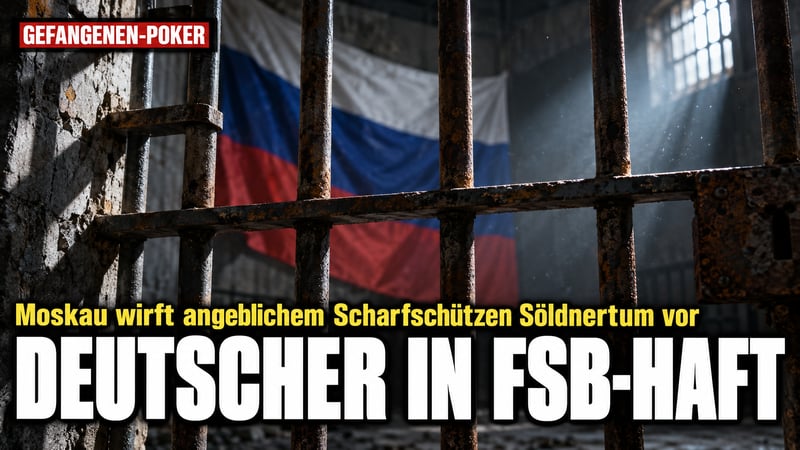 Propaganda-Coup in Moskau? Deutscher Scharfschütze in FSB-Haft