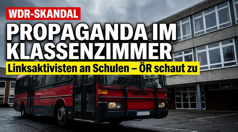 Propaganda im Klassenzimmer: Wie der WDR linksradikale Aktivisten an deutschen Schulen schönredet