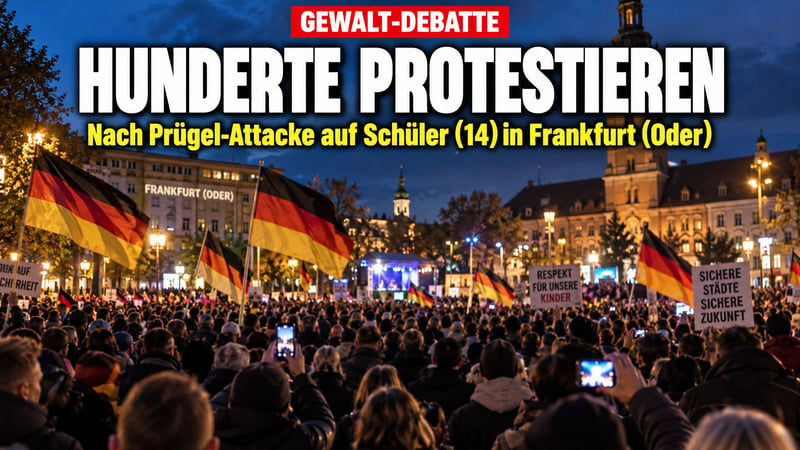 Prügel-Video von Frankfurt (Oder): Hunderte gehen auf die Straße!