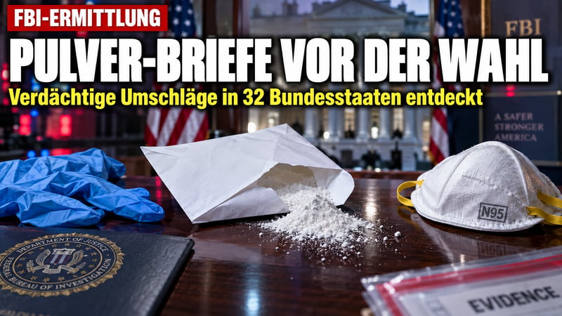 Pulver-Alarm vor den Midterms: Wer schickt diese Drohbriefe?