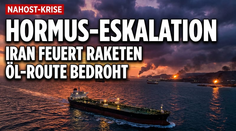 Pulverfass Hormus: Iran schlägt mit Raketen gegen den Golf zurück – Öltransporte der Welt am Abgrund