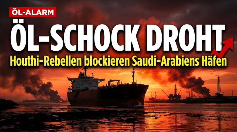Pulverfass Naher Osten: Houthi-Rebellen verhängen Seeblockade gegen Saudi-Arabien – droht der Öl-Schock?
