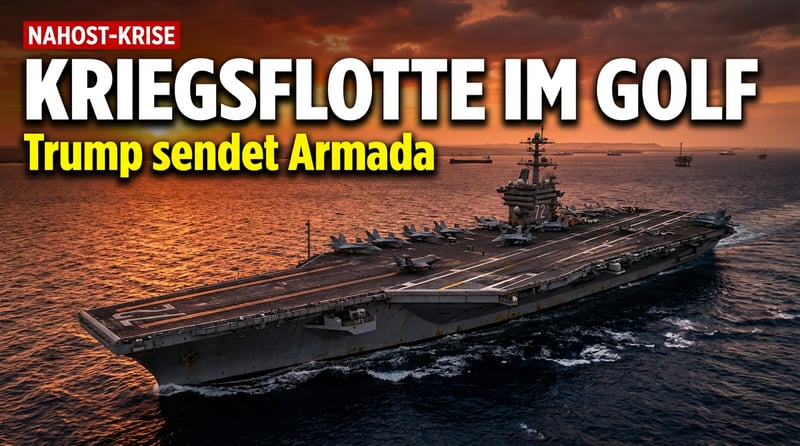 Pulverfass Nahost: Trump schickt Kriegsflotte – Iran zwischen Drohgebärden und Verhandlungsbereitschaft