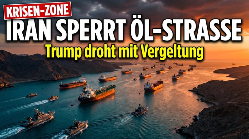 Pulverfass Persischer Golf: Iran verschärft Kontrolle über die Straße von Hormus – Trump droht mit Vergeltung