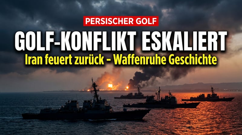Pulverfass Persischer Golf: US-Angriff auf Iran lässt brüchige Waffenruhe bersten
