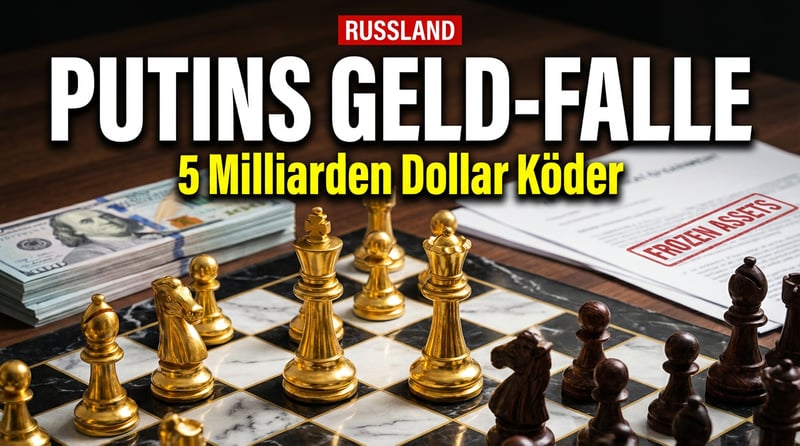 Putins fragwürdiges Friedensangebot: Eingefrorene Milliarden als Köder für Trump