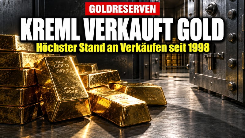 Putins Goldschatz schmilzt: Kreml verkauft Barren für die Kriegskasse!