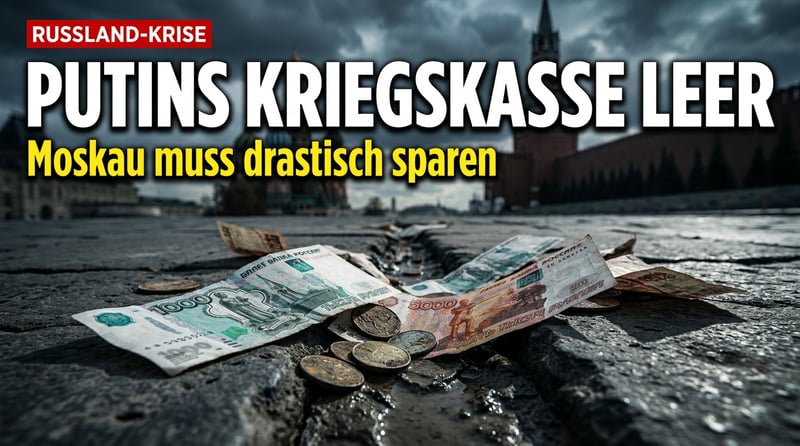 Putins Kriegskasse leert sich: Moskau zwingt sich zum Sparkurs