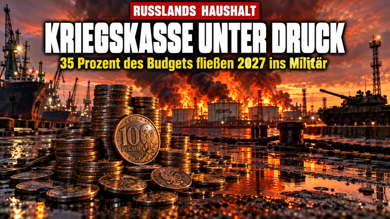 Putins Kriegskasse: Steuern rauf, Zivilhaushalt runter!