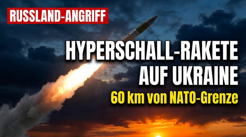 Putins Machtdemonstration: Russland feuert erstmals seit 2024 wieder Hyperschallrakete auf Ukraine