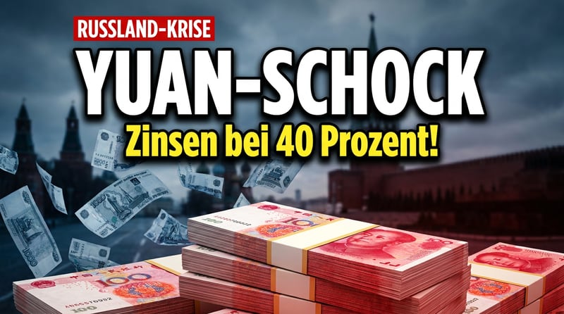 Putins Notbremse: Russlands Zentralbank zwingt Banken zu Yuan-Reserven – Abschied vom Dollar wird teuer