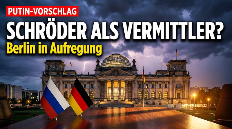 Putins Schachzug: Schröder als Vermittler – Berliner Politik in heller Aufregung