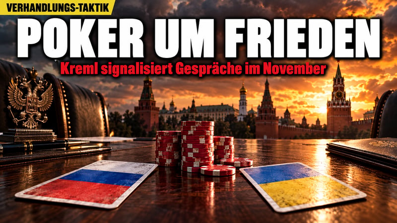 Putins Verhandlungs-Poker: Moskau lockt mit Gesprächen im November