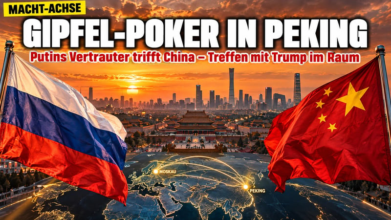 Putins Vertrauter in Peking: Wird hier der Gipfel mit Trump geschmiedet?