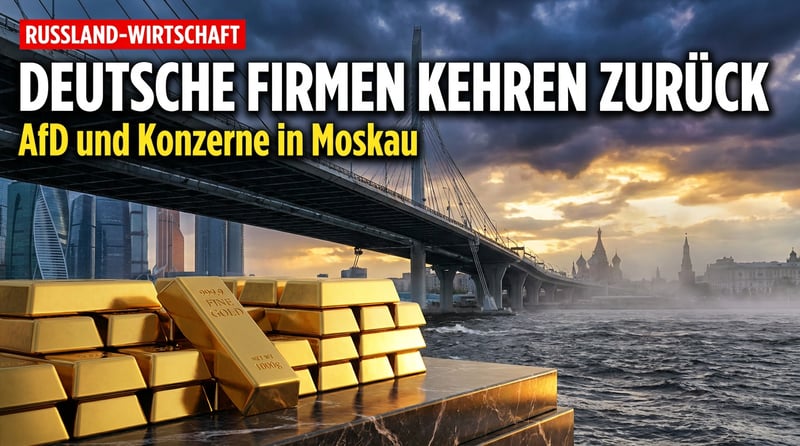 Putins Wirtschaftsforum: Wenn deutsche Konzerne und AfD-Vertreter die Brücke nach Moskau wagen